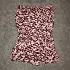 Strapless Romper